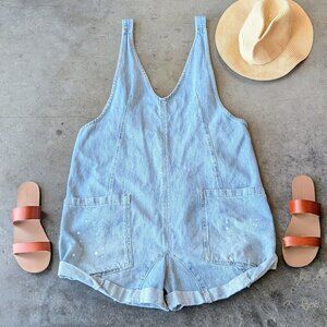 We The Free by Free People High Roller Shortalls in Bright Eyes medium